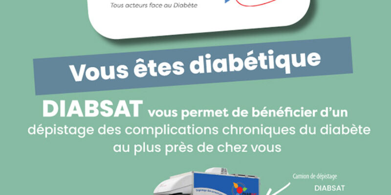 DIABSAT : campagne de dépistage des complications du diabète