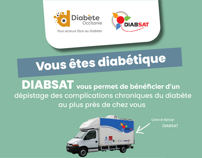 You are currently viewing DIABSAT : campagne de dépistage des complications du diabète